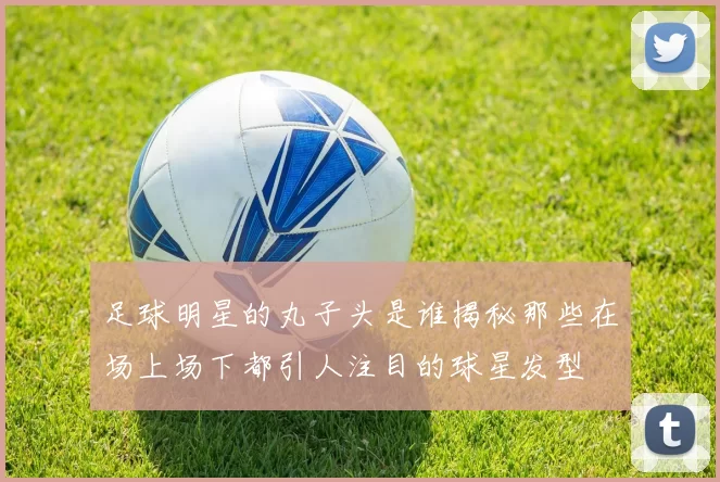 足球明星的丸子头是谁揭秘那些在场上场下都引人注目的球星发型