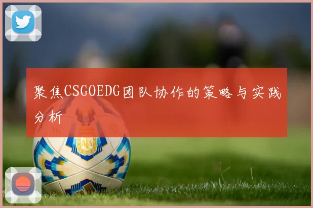 聚焦CSGOEDG团队协作的策略与实践分析